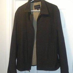 Wool bomber jacket